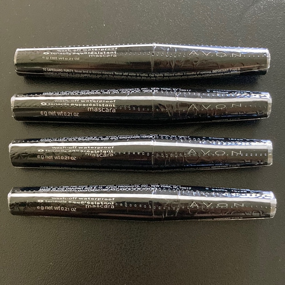 Avon Wash-off Waterproof Mascara (lot of 4)
